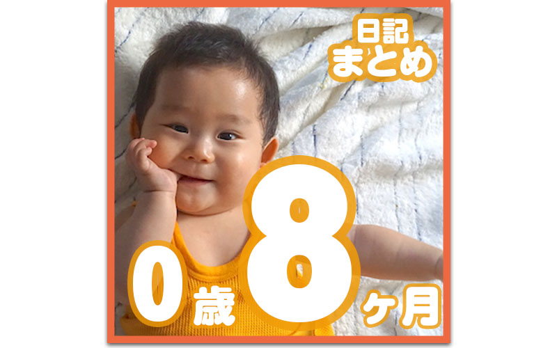0歳8ヶ月赤ちゃんの成長記 コレ芝 幼児日本語教育