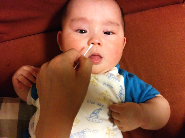赤ちゃんのかさかさ鼻くそをとる方法 コレ芝 幼児日本語教育