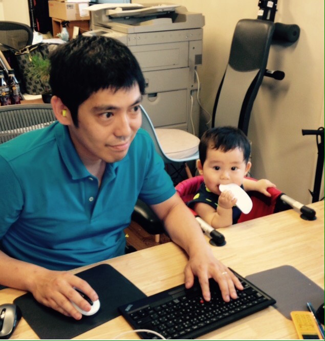 パパの職場訪問 9ヶ月赤ちゃん お仕事体験 コレ芝 幼児日本語教育