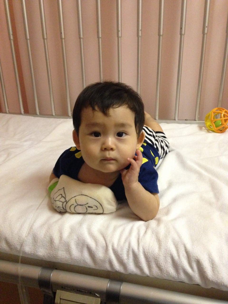 10ヶ月赤ちゃんRSウイルス入院